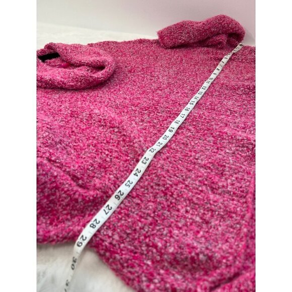 NWD New with Defect Free People Bff Cowl Neck Sweater, Size M - Pink MSRP $98 - Picture 6 of 14